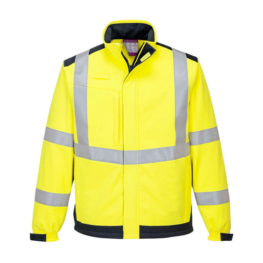Softshell Modaflame Multi Norm Arc: Protección Avanzada / L / Amarillo-marino_0