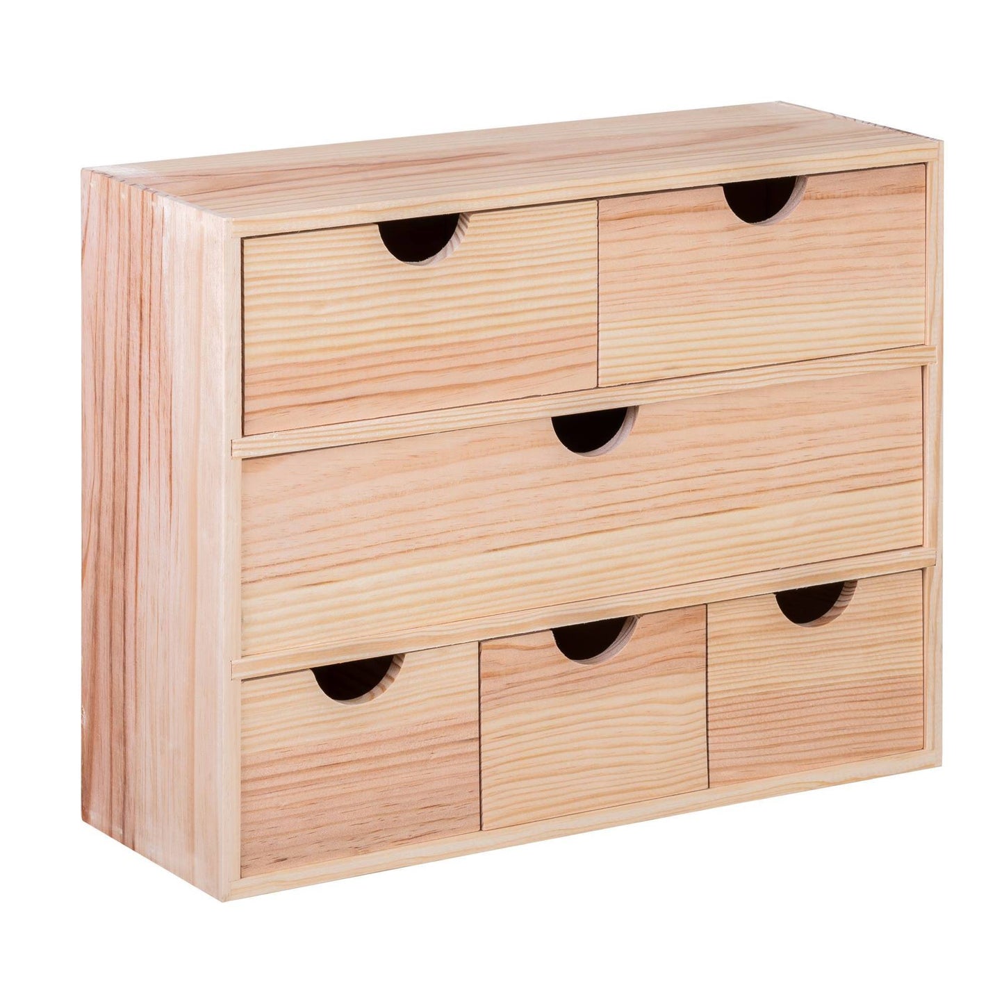 Well Home - Miniblock 6 Cajones Multi En Madera De Pino_0