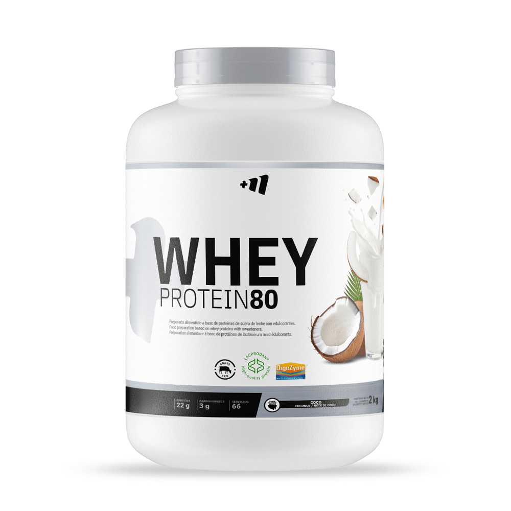 Whey Protein80 - 2 Kg - Coco - Aumenta La Masa Muscular - Masmusculo_0