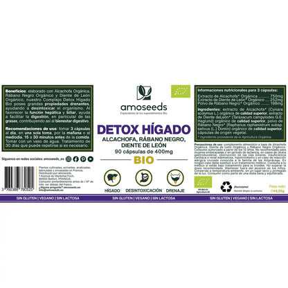 Complejo Detox Hígado Bio | 90 Cápsulas_4