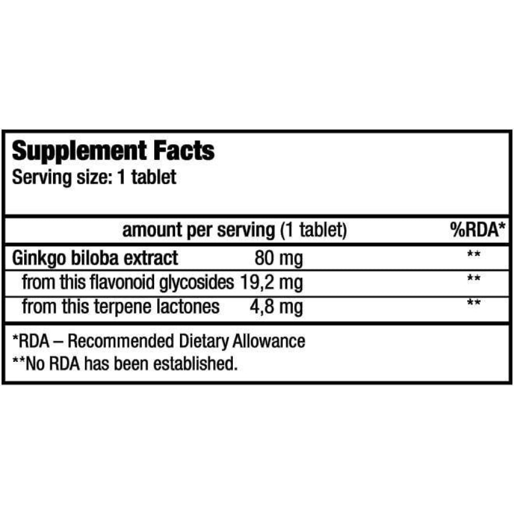 Ginkgo Biloba 90 Tab