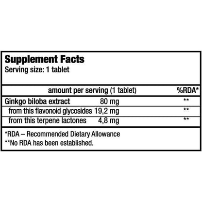 Ginkgo Biloba 90 Tab