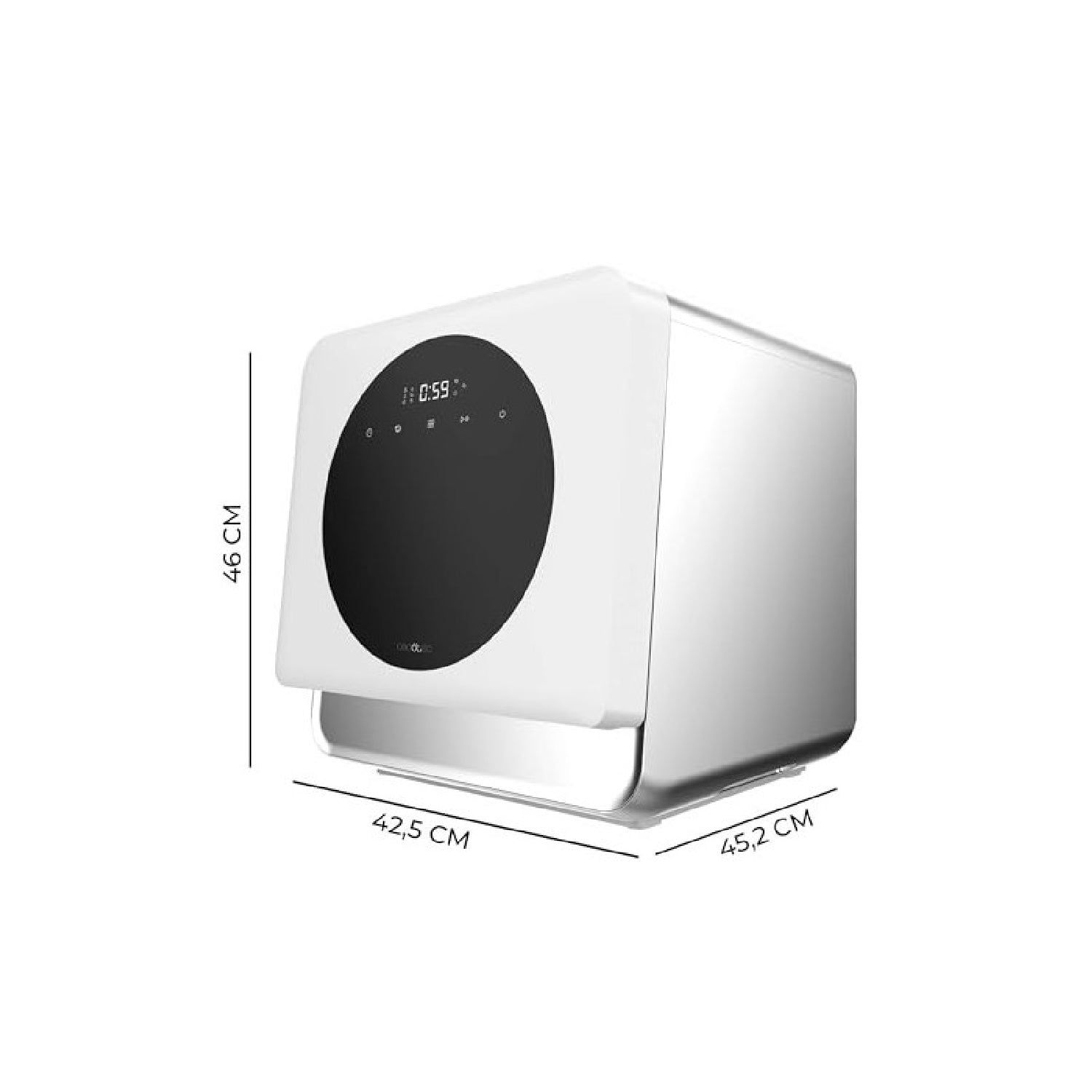 Cecotec Lavavajiillas Compacto Libre Instalación Sobremesa Bolero Aguazero 1100. 3 Cubiertos, Bajo Consumo, 6 Programas_1