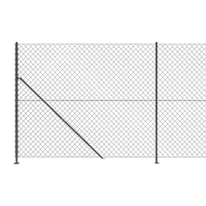 Cerca De Alambre Con Brida Gris Antracita 2,2x10 M / Vetonek_1
