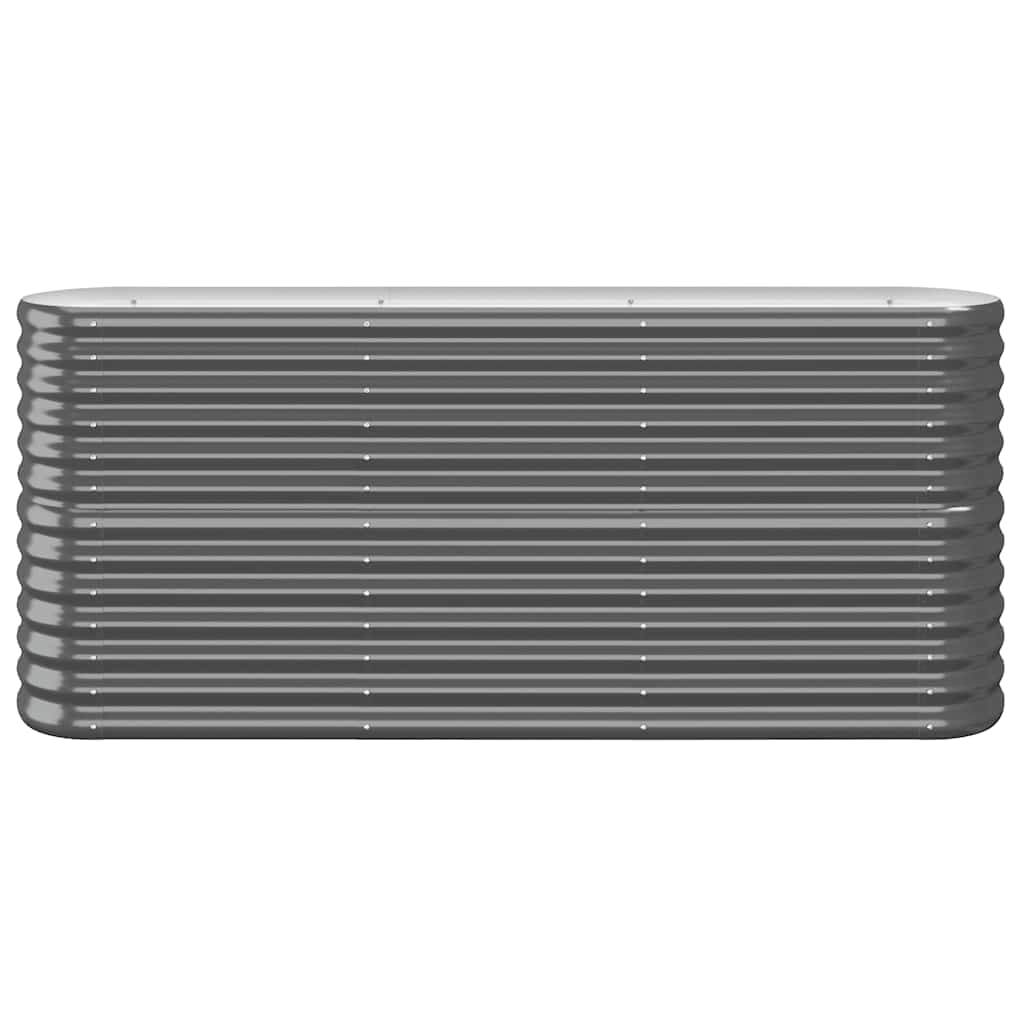 Jardinera Arriate Acero Galvanizado Antracita 152x40x68 Cm_2