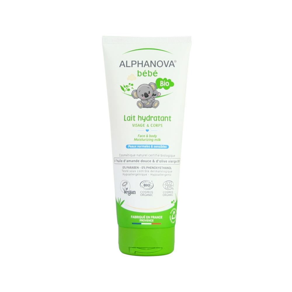 Leche Corporal Hidratante Ecológica Piel normal y sensible Alphanova 200 ml