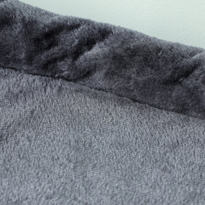 Pawhut Árbol Rascador Para Gatos 66 Cm Con Cama 2 Cuevas Poste Bola Gris Oscuro_3