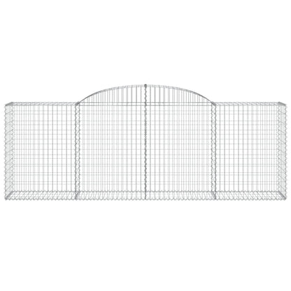 Cestas De Gaviones 8 Uds Forma De Arco Hierro 300x50x100/120 Cm_3