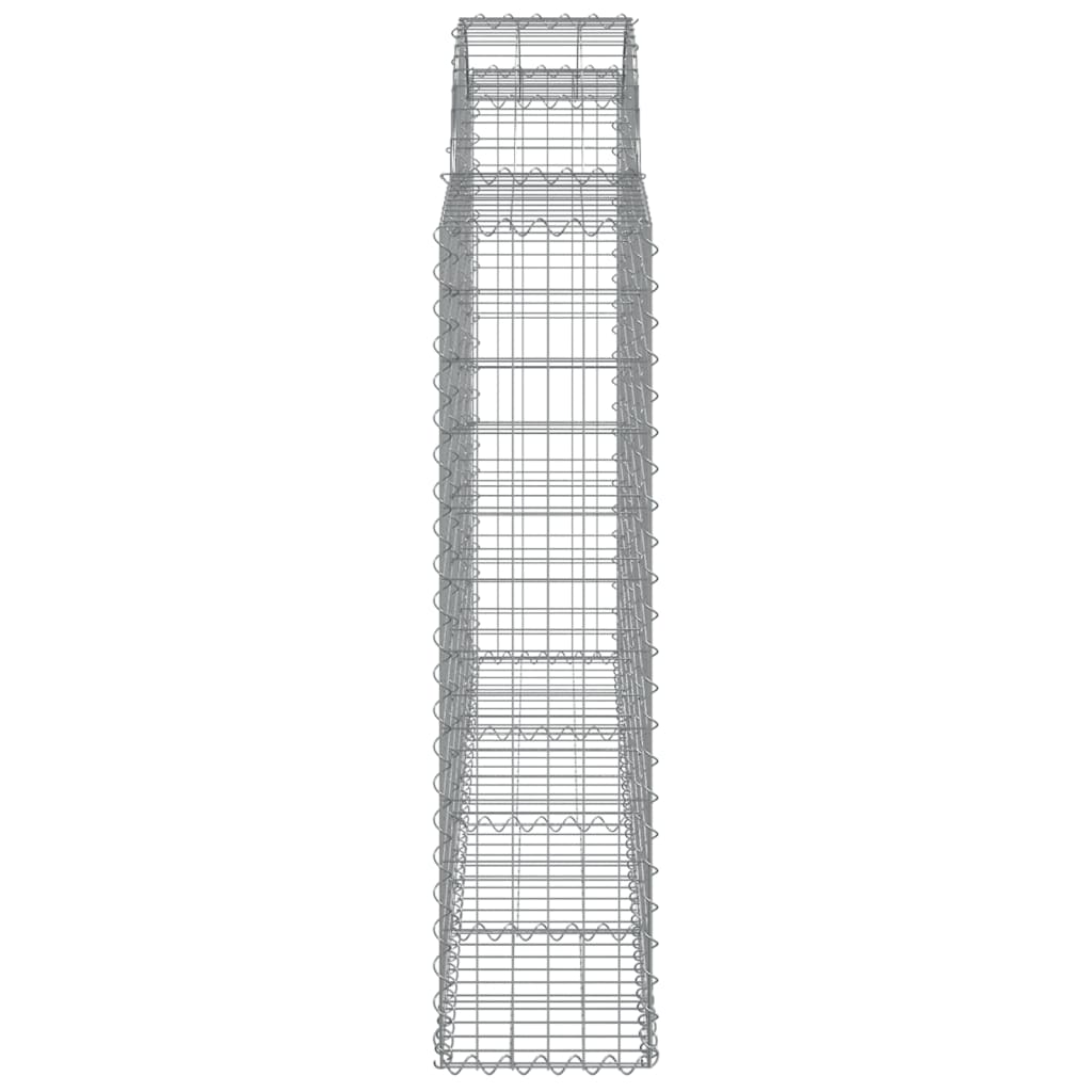 Cestas Gaviones 12 Uds Forma De Arco Hierro 200x30x120/140 Cm_4