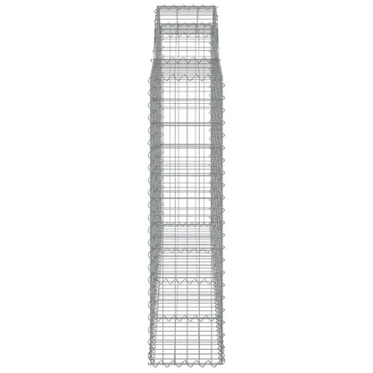 Cestas De Gaviones 25 Uds Forma De Arco Hierro 200x30x120/140cm_4