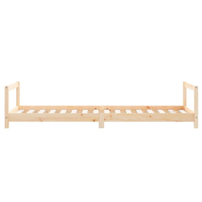Vidaxl Estructura De Cama Para Niños Madera Maciza De Pino 80x200 Cm_4