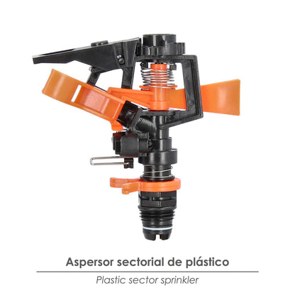 Aspersor Riego Regulable Sectorial Plastico Toma 1/2 Fabricado En Plastico, Riego De Jardines / Cesped_2