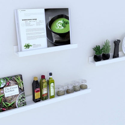 Well Home Estanteria De Pared Grande Color Blanco 77x10x4cm