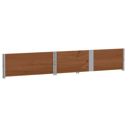 Jardinera De Madera Maciza De Pino Marrón 150x100 Cm_3