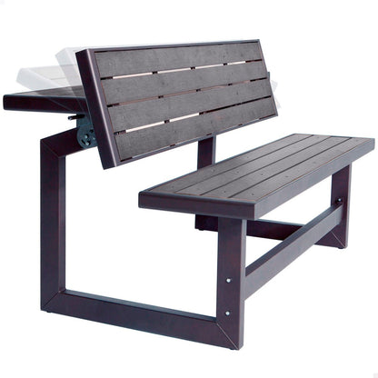 Banco Convertible En Mesa Lifetime Color Gris_0