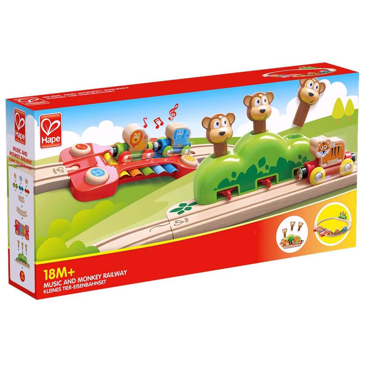 Pista Tren Musical Monos Hape_1