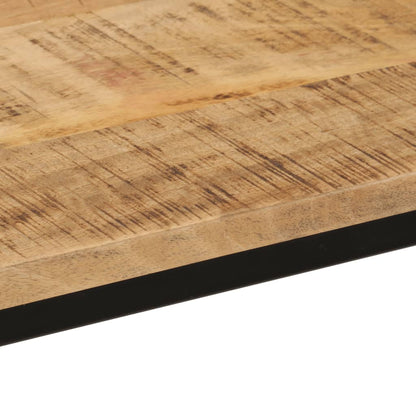 Mesa Consola Madera Maciza Mango Rugosa Y Hierro 110x30x75 Cm_3