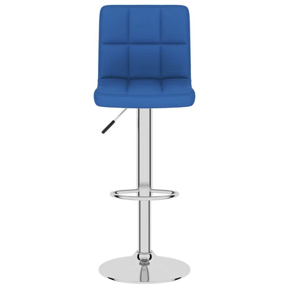 Taburete De Cocina De Tela Azul_1