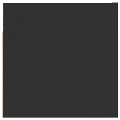 Mesita De Noche Madera De Ingeniería Negra 30,5x30x30 Cm_3