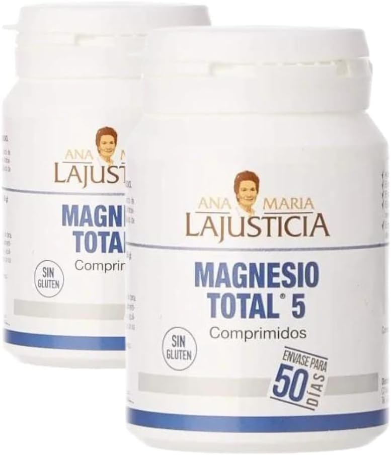 Pack 2X Magnesio Total 5 Sales, Ana María La Justicia, 100 comprimidos