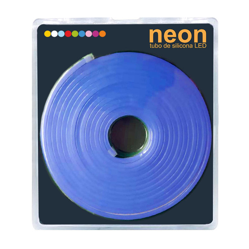 Led Neon Silicona Monocolor, Dc24v, 120led/m, 6x12mm, 5 Metros, 60w, Corte 1cm, Blanco Frío_3