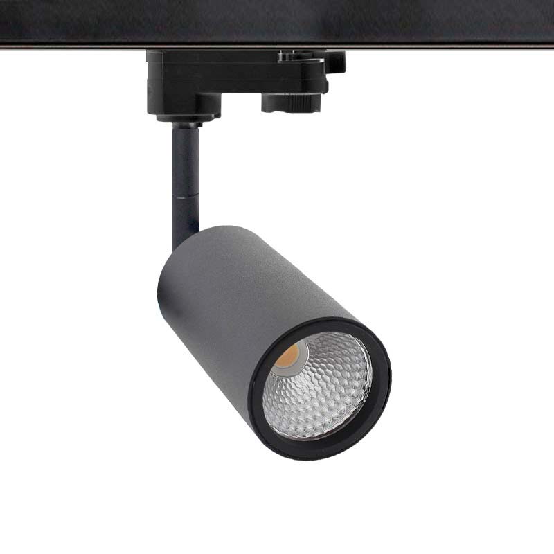 Foco Carril Monofásico Mini Cronolux Rail Led Negro 9w, Blanco Frío_1
