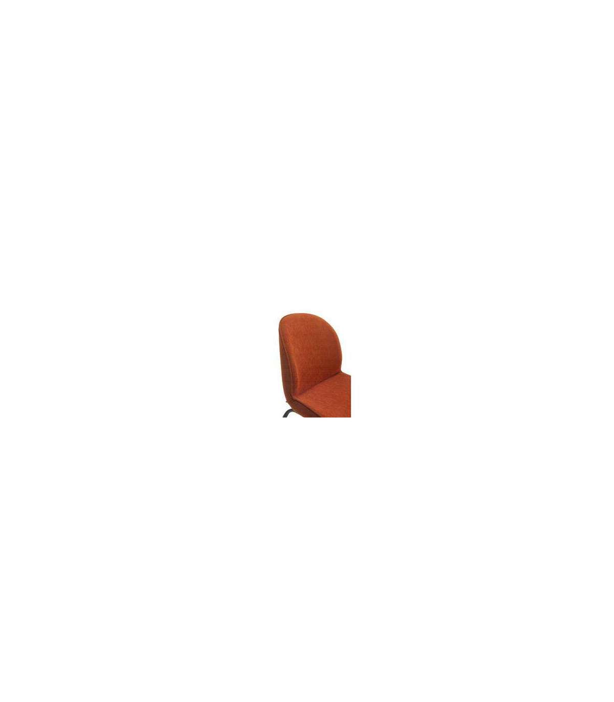 Pack De 2 Sillas Modelo Bruno Tapizado En Textil Teja, 84cm(alto) 47cm(ancho) 42cm(fondo)._4