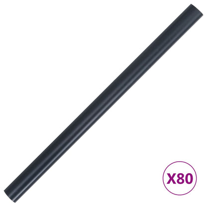 Paneles De Privacidad 4 Uds Pvc Gris Oscuro Mate 35x0,19 M / Vetonek_4