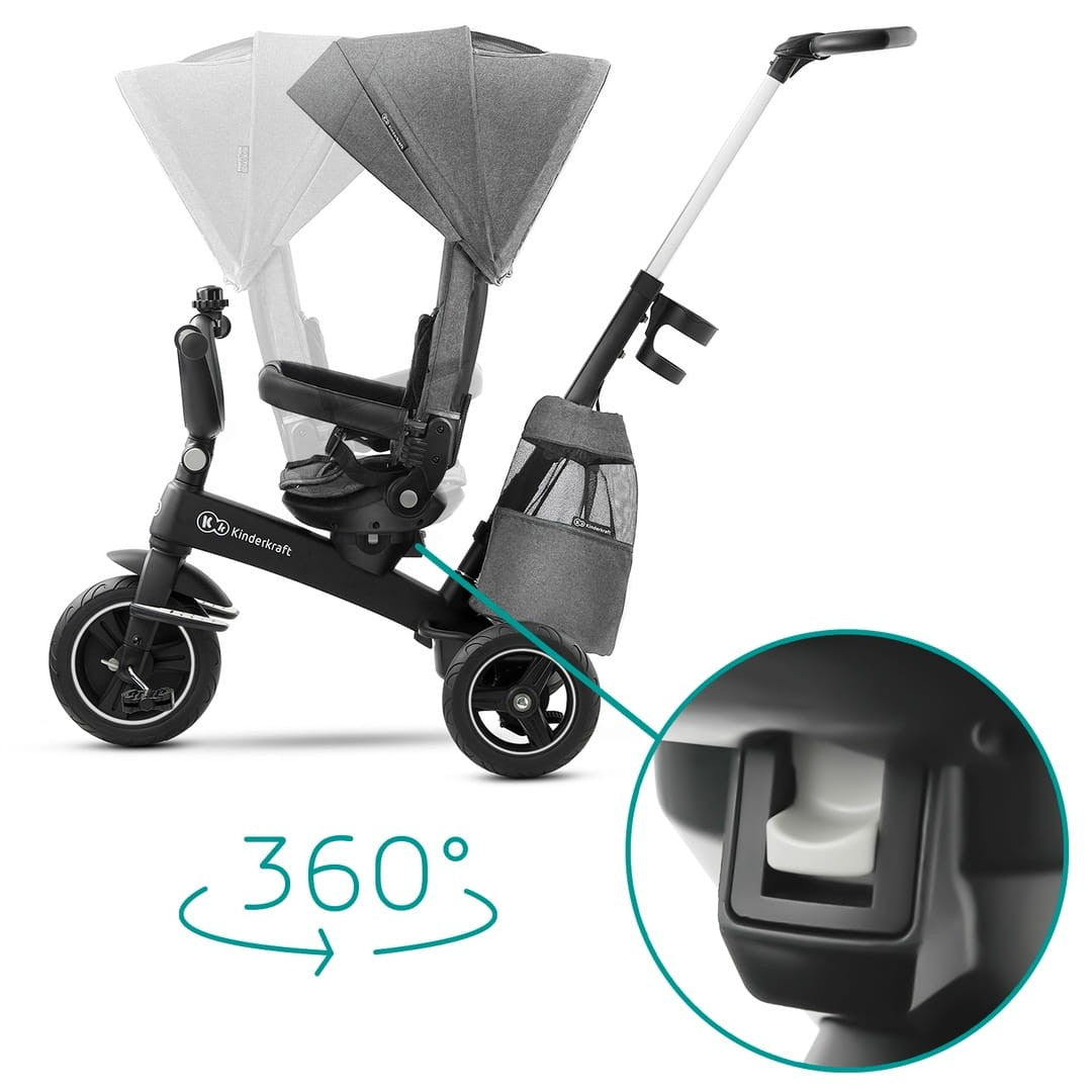 Triciclo Infantil Bidireccional Easytwist Platinum Grey_1