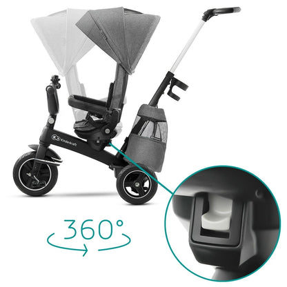 Triciclo Infantil Bidireccional Easytwist Platinum Grey_1