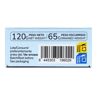 Pack 12x Hígado de bacalao en su propio aceite Planeta Huerto 120 g