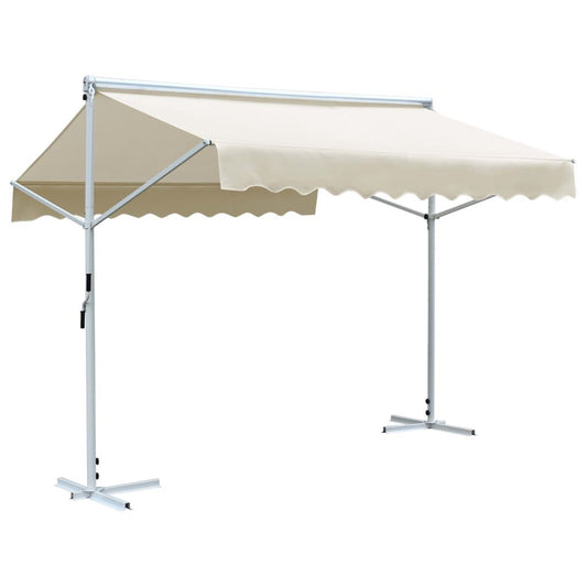 Vidaxl Toldo Independiente 3x3 M Color Crema_0