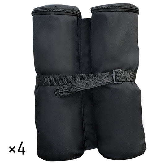 Outsunny Pack 4 Pesos Para Carpas Cenador Pabellón Gazebo Negro_0