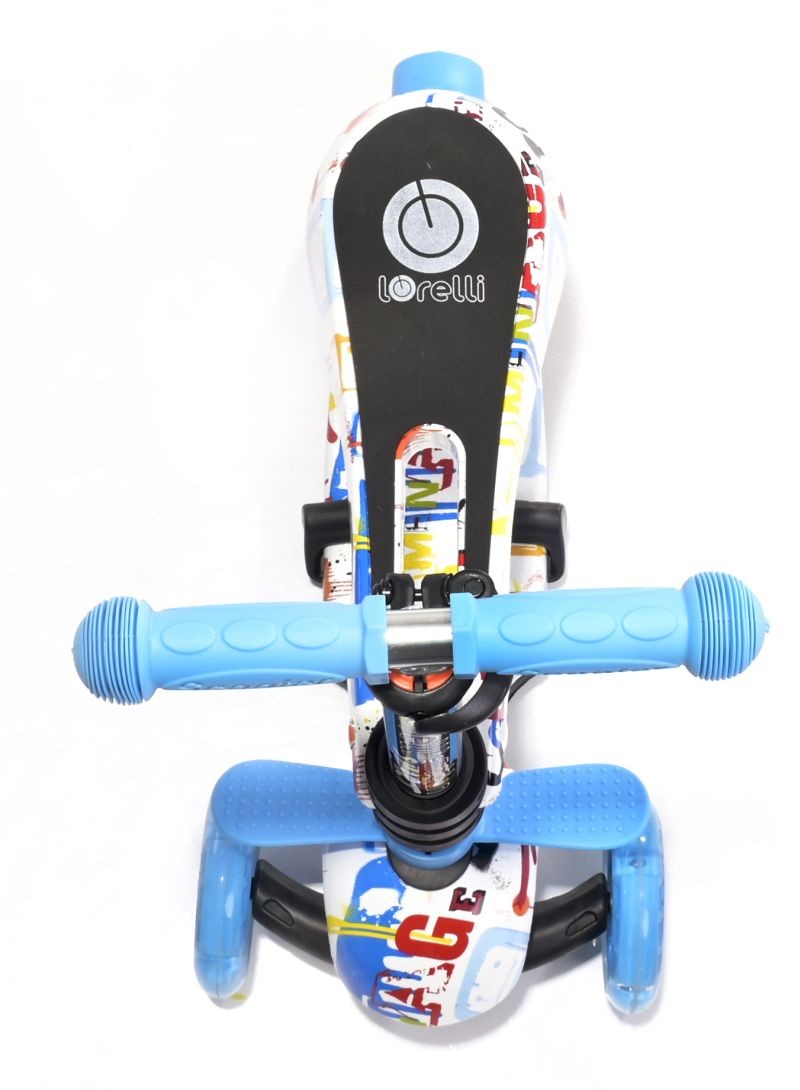 Patinete Infantil Con Asiento Smart Blue Tracery_3