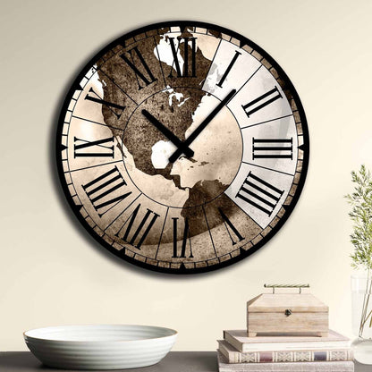 Reloj Decorativo Mdf América Central_1