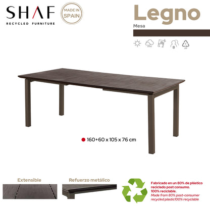 Mesa Legno Extensible - Wengué_2