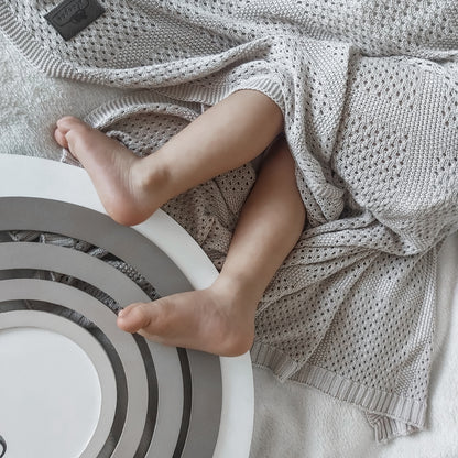 Manta De Bebe Light Bambú Beige