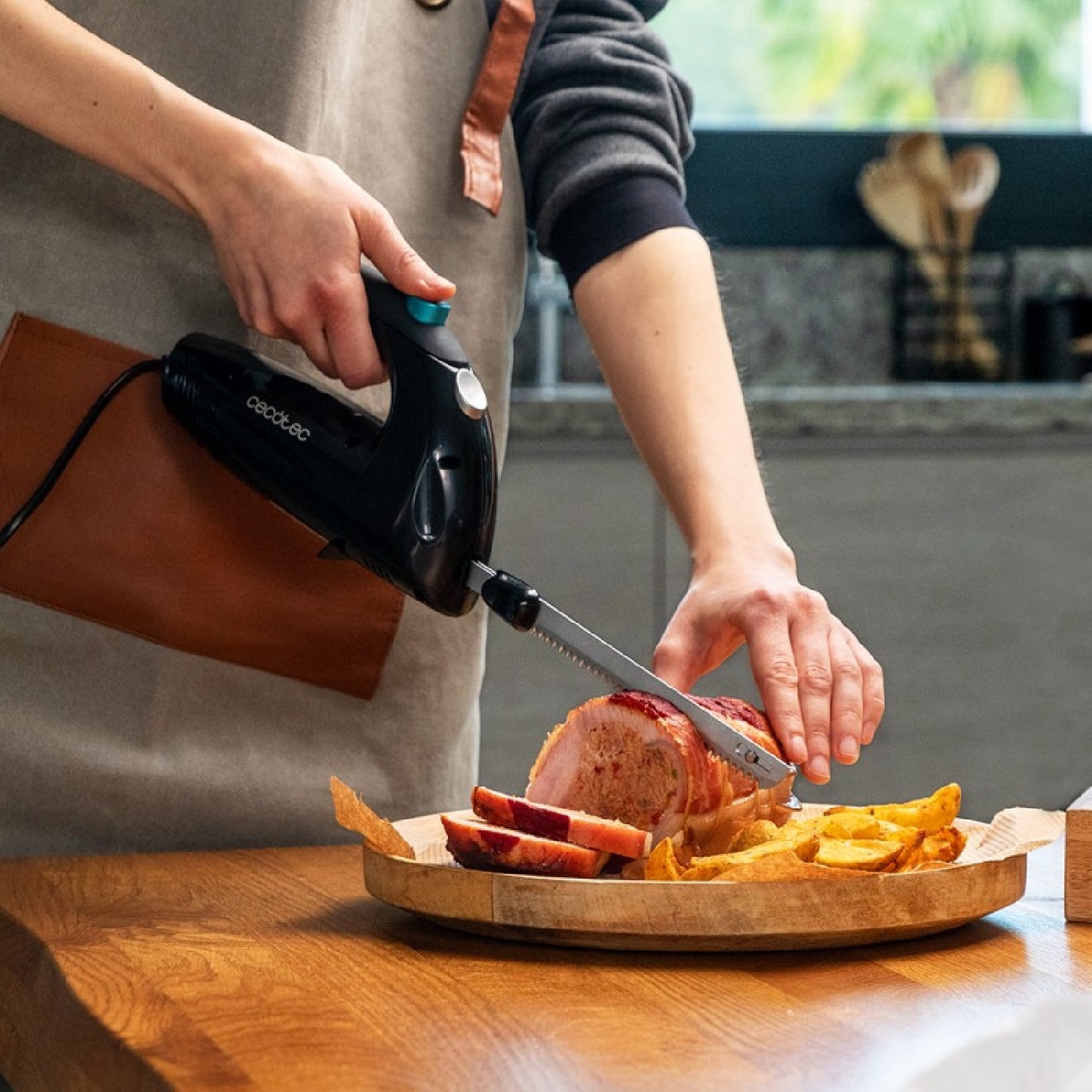 Cecotec Cuchillo Eléctrico Cuchillo Eléctrico Cut-eat 1800 Black_1