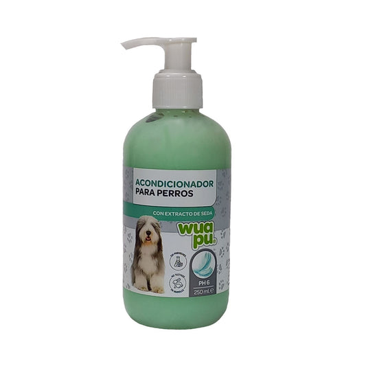 Acondicionador Para Perro De Manto Largo Y Espeso Wuapu Sin Parabenos, Ph6. Envase De 250ml