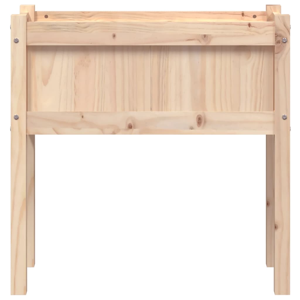 Jardinera Con Patas Madera Maciza De Pino 70x31x70 Cm_4