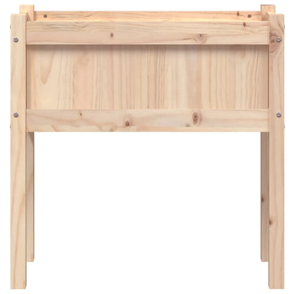 Jardinera Con Patas Madera Maciza De Pino 70x31x70 Cm_4