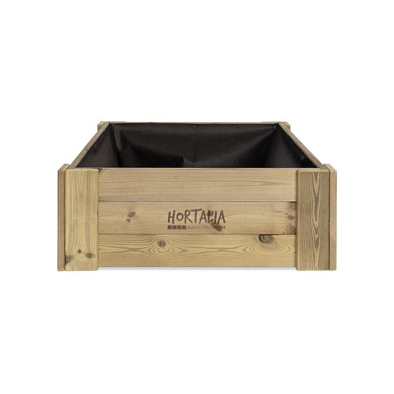 Cajón De Cultivo De Madera Tratada 120x80x30 Cm Box L30 Hortalia_2