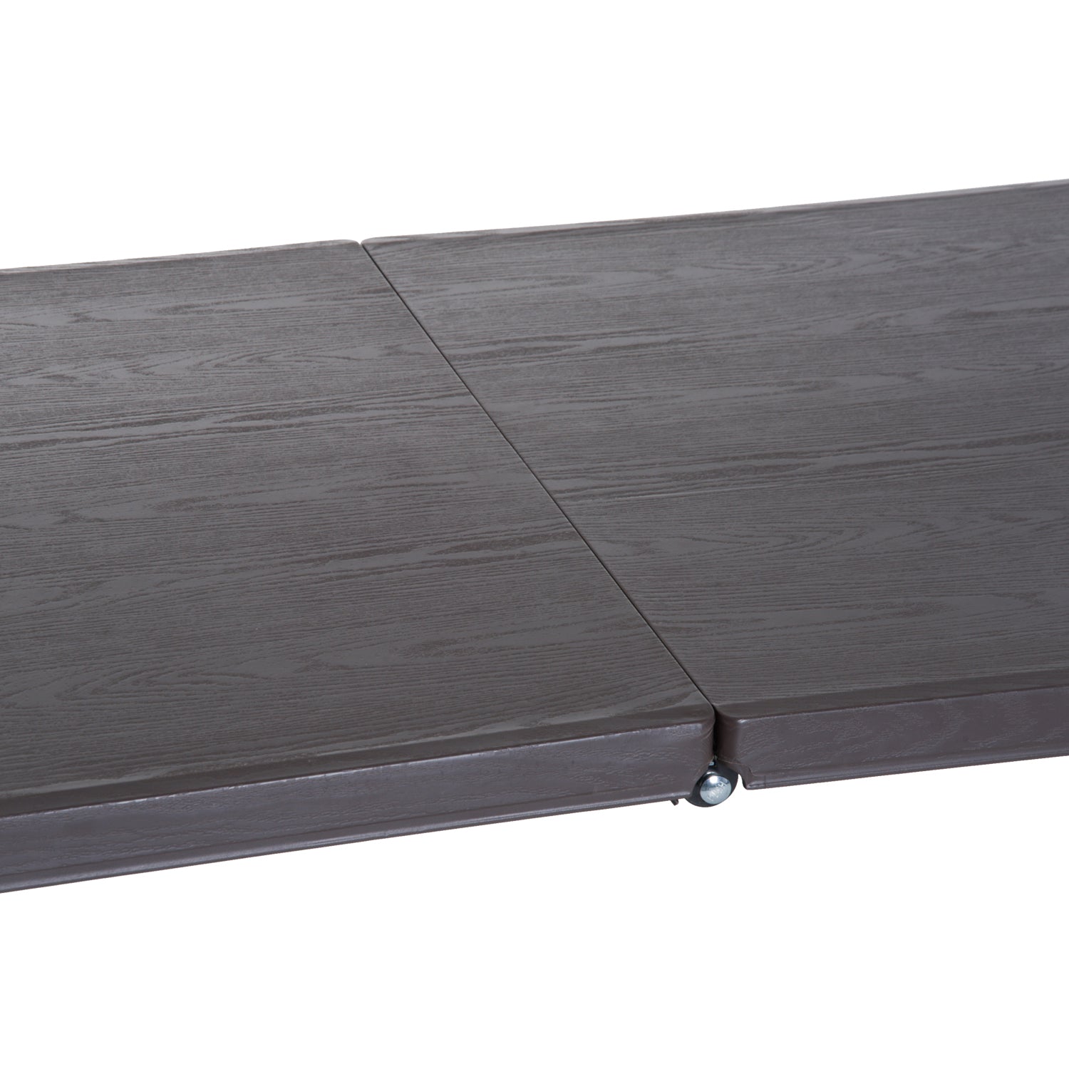 Outsunny Mesa Plegable Portátil Para Camping Mesa Auxiliar Multiusos Marrón 2_3