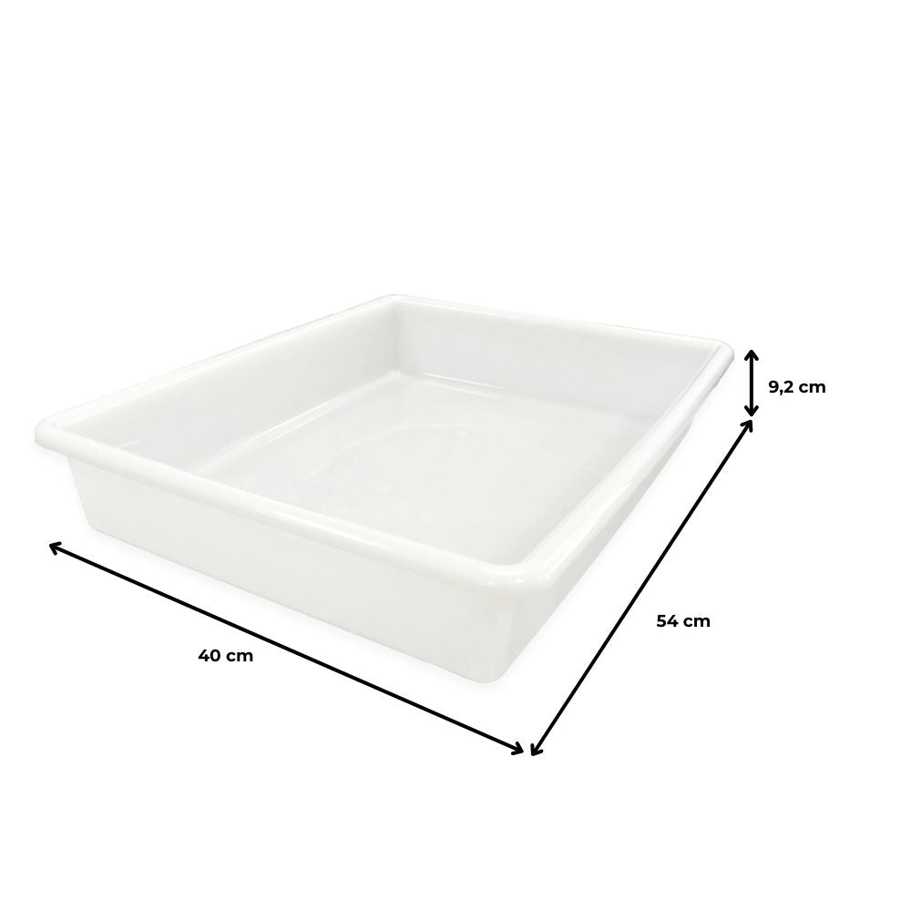 3 Bandejas Resistentes Uso Alimentario Con Tapa: 15l Sin Bpa's (55,3 X 41 X 9,3cm). Cocinas, Restaurantes, Catering_3