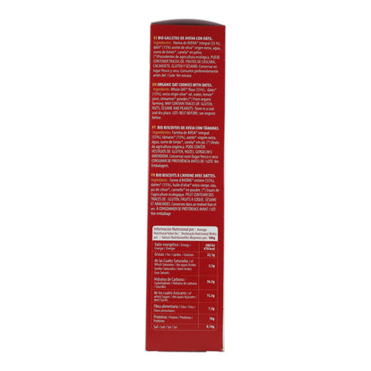 Galletas de avena integral endulzadas con dátil bio Sol Natural 170 g