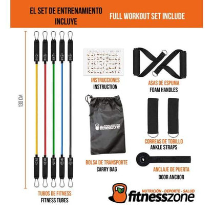 Bandas De Resistencia Multifunción Fitnesszone