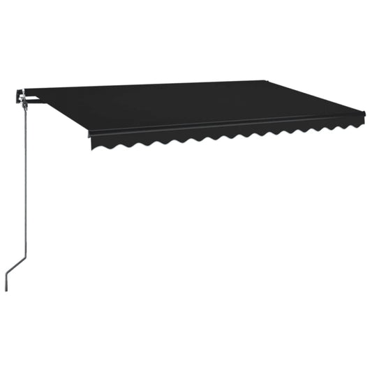 Toldo Retráctil Manual Gris Antracita 400x350 Cm_0