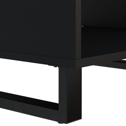 Mesa De Centro De Madera Maciza De Acacia 60x50x40 Cm_4