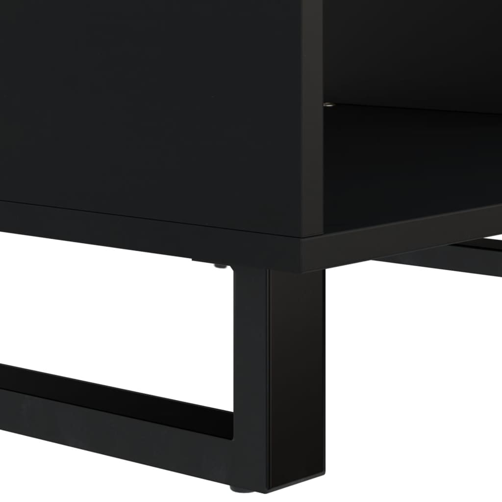 Mesa De Centro De Madera Maciza Mango 60x50x40 Cm_4