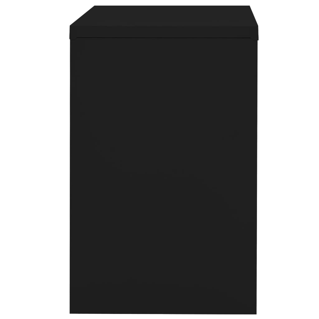 Armario Archivador De Acero Negro 90x46x72,5 Cm_2